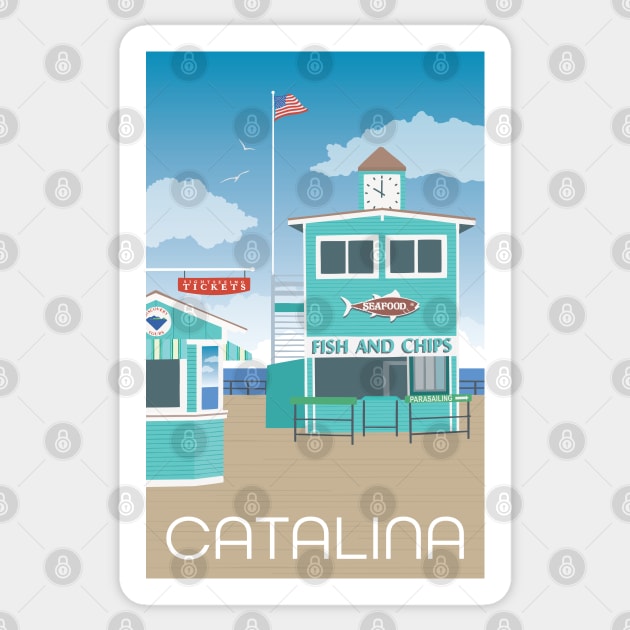 Catalina Island California Sticker by staceycreek